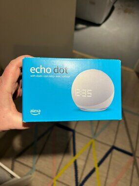 BNIB Amazon Echo Dot with Clock (5th Gen)